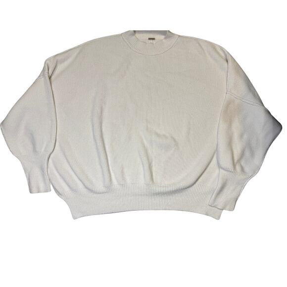 Free People Easy Street Tunic Painted White Oversized Medium - Picture 4 of 8